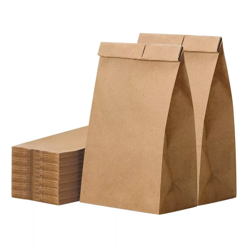Lekka przenośna papierowa torba na lunch